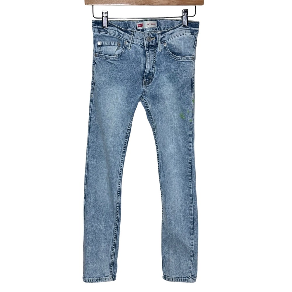 Levi's Boy's 510 Skinny Jeans size 12 Reg Light Wash Denim